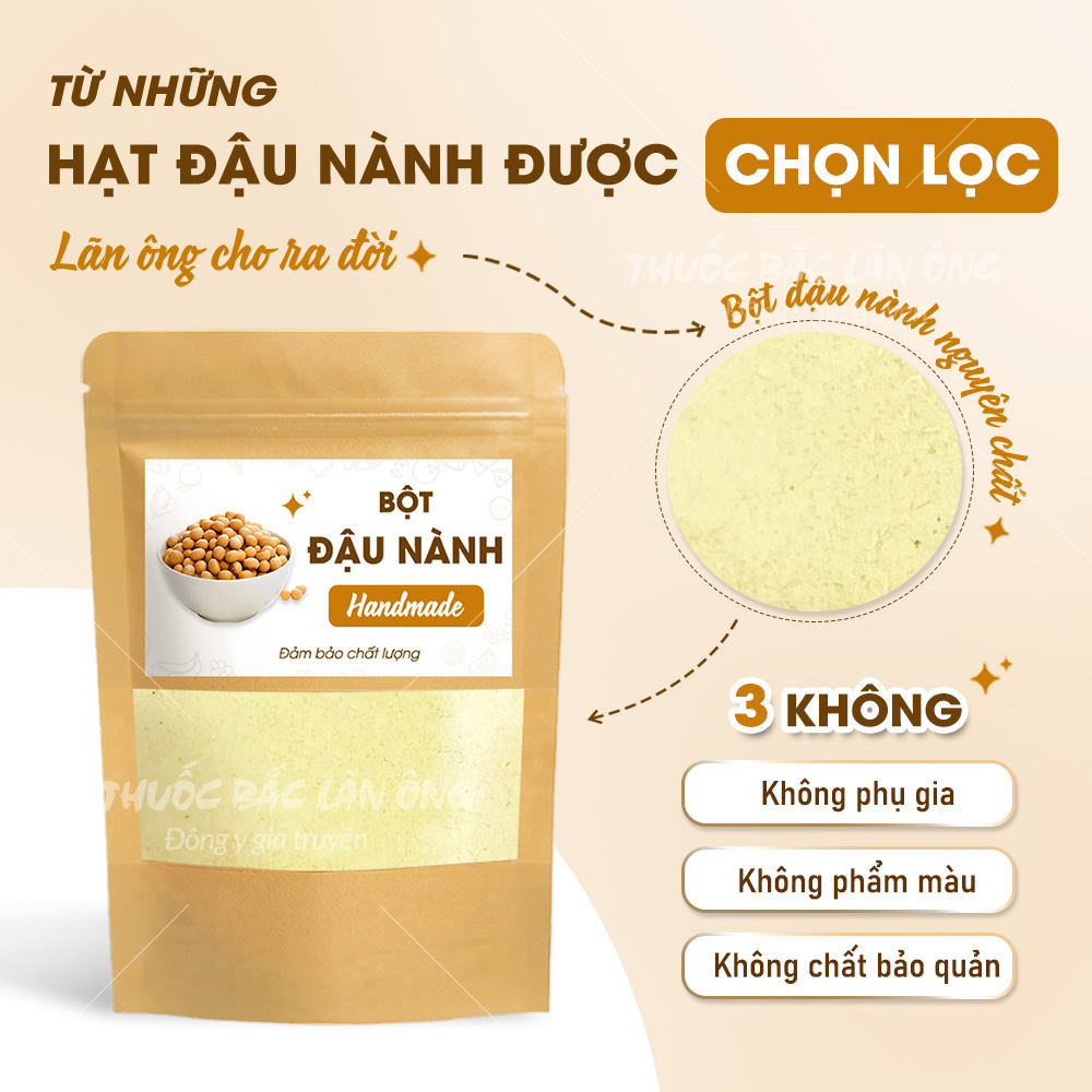 Pure Aromatic Roasted Soybean Powder 100g (Natural Organic Soybeans)