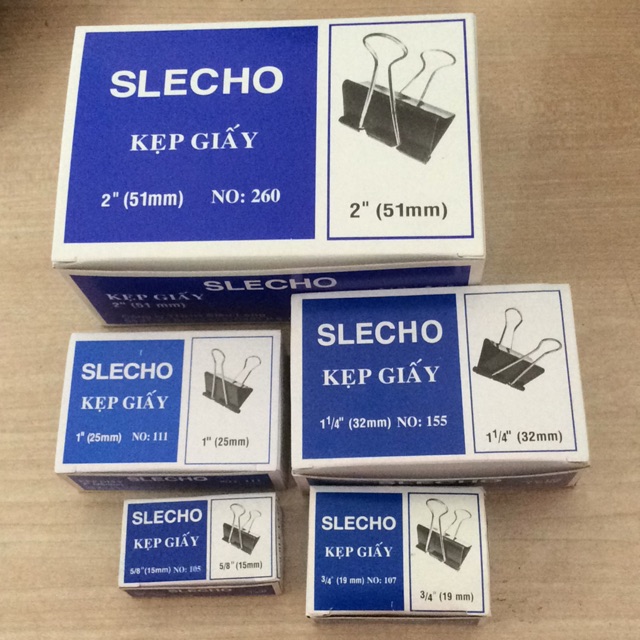[HCM]Kẹp bướm Slecho 32mm (combo 3 hộp)