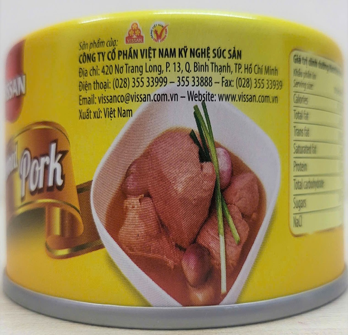 [Hộp 150g] THỊT HEO HẦM [VN] VISSAN Canned Pork