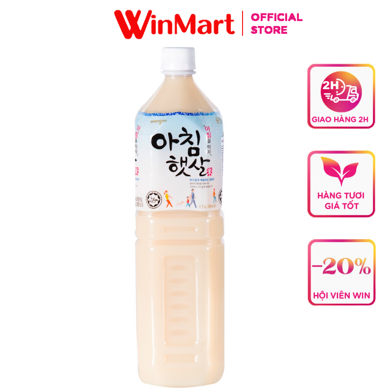 [Siêu thị WinMart] - Nước gạo Morning Rice chai 1.5L