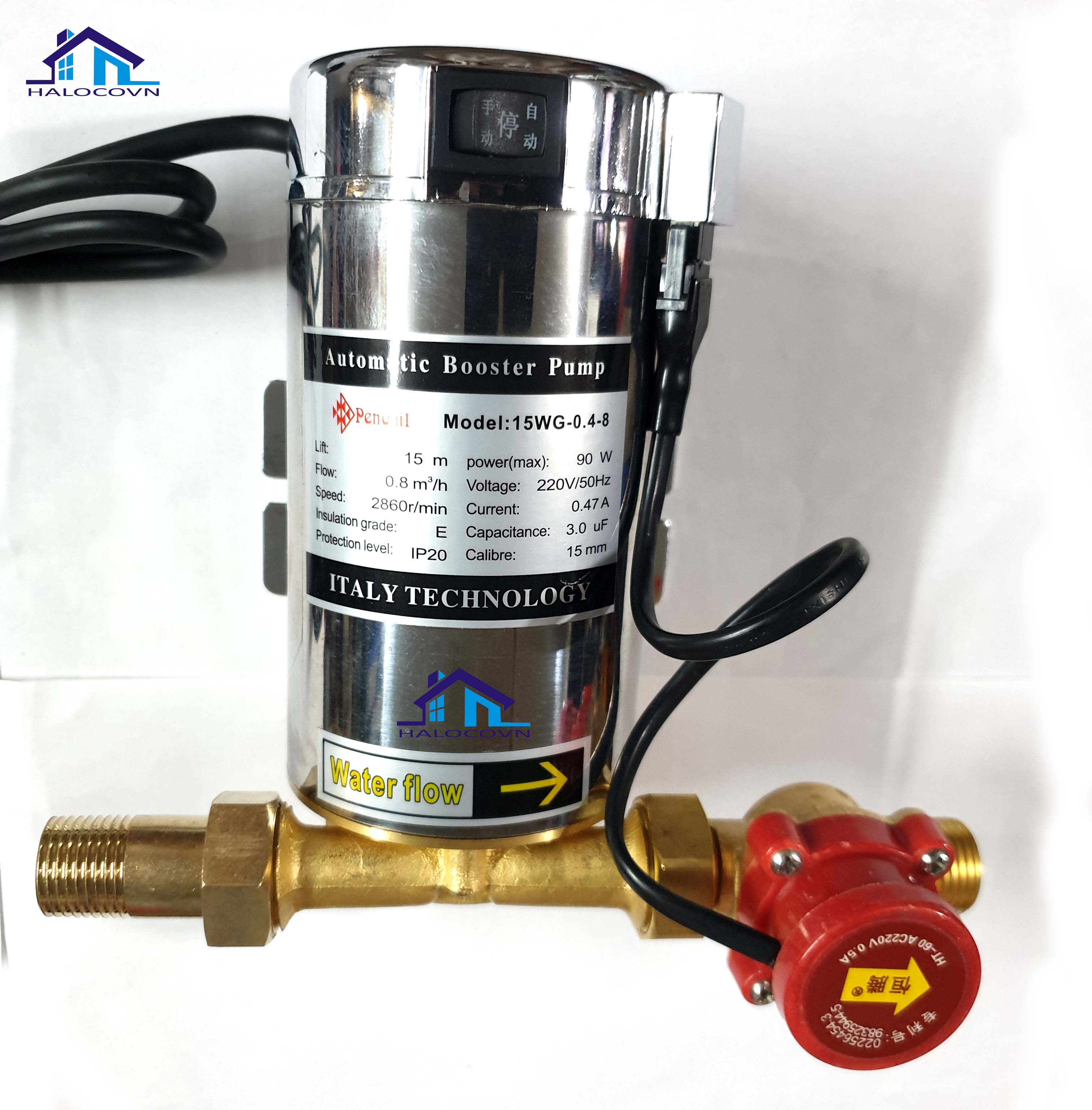 Máy bơm tăng áp từ tự động Penronil 100W