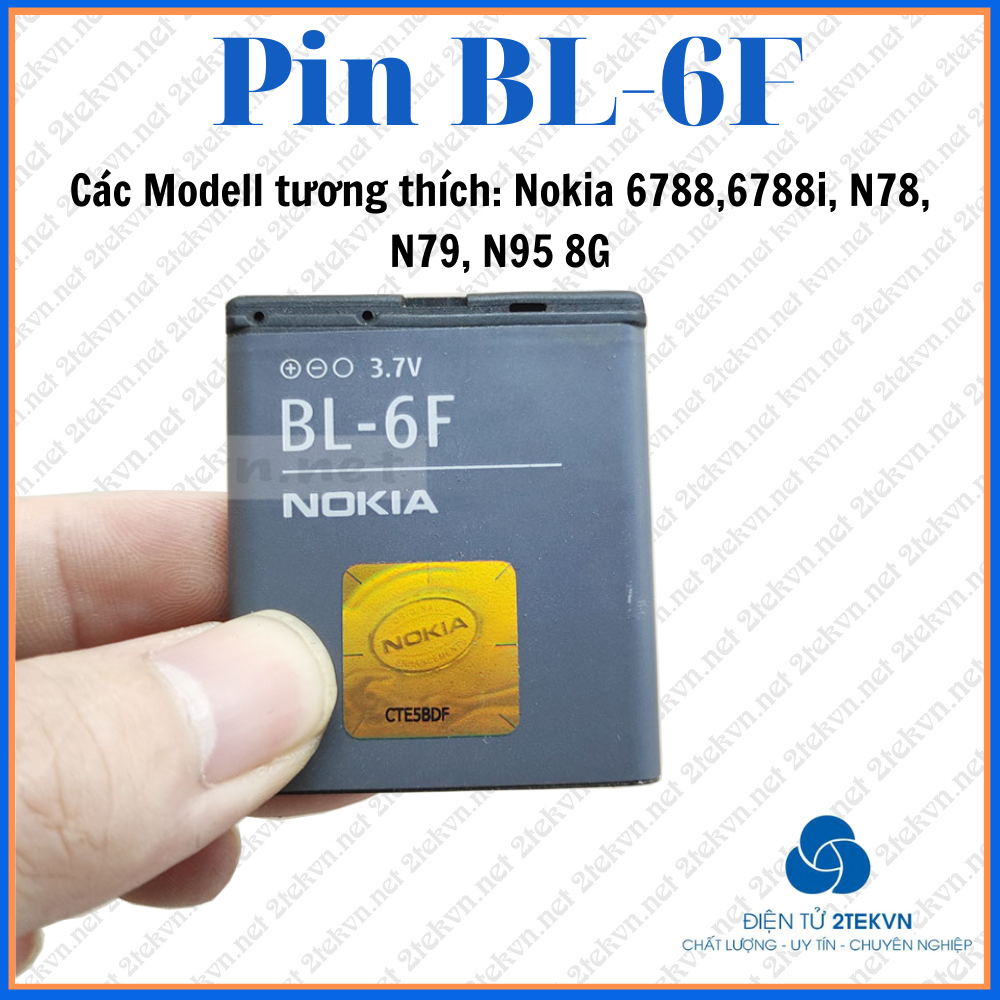 [XẢ KHO] Pin Nokia BL-6F chính hãng giá rẻ