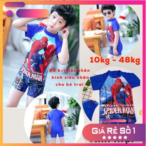 Đồ bơi liền thân bé trai hình siêu nhân - đồ bơi siêu nhân cho bé trai - CL