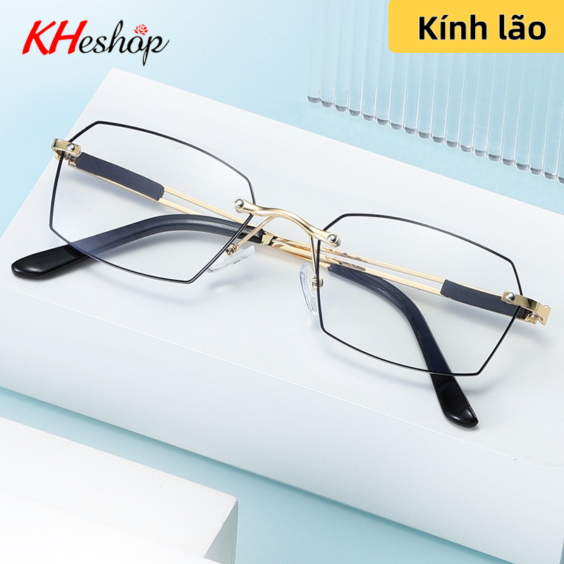 Kính lão trẻ trung dành cho người Trung Niên bị Viễn thị form không viền mã Y5213