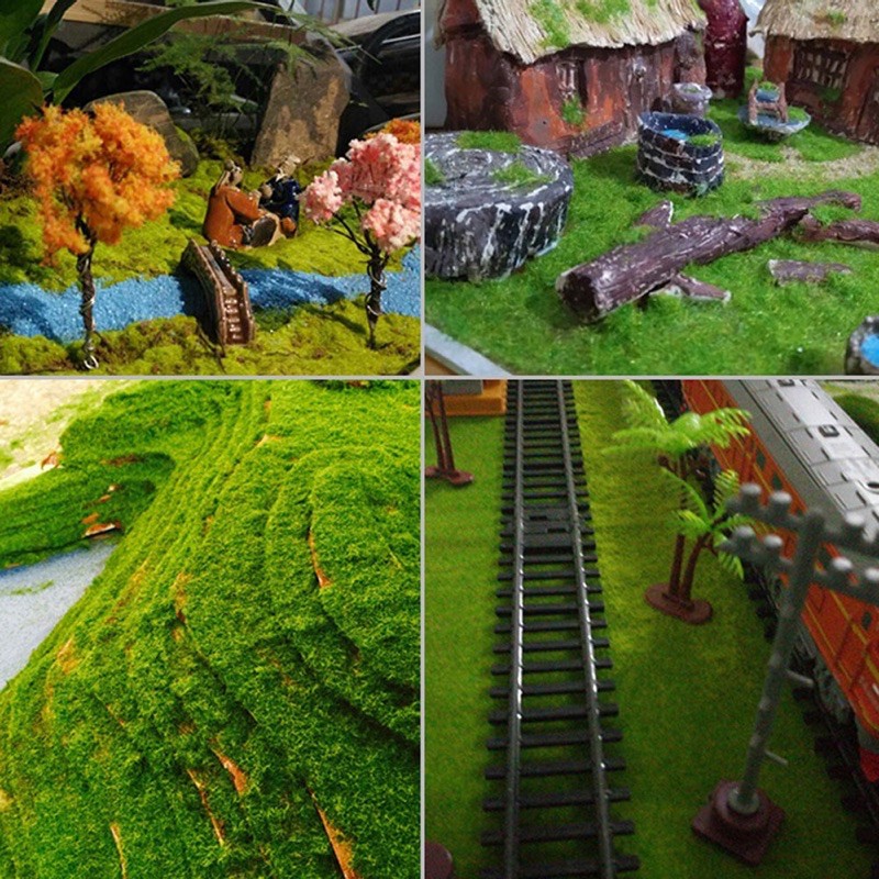 Bột cỏ sợi làm mô hình sa bàn, tiểu cảnh