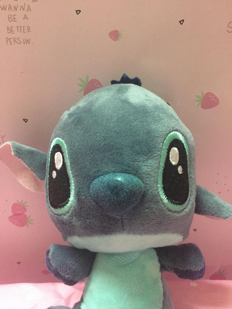 Móc khóa gấu bông Stitch màu xanh đen