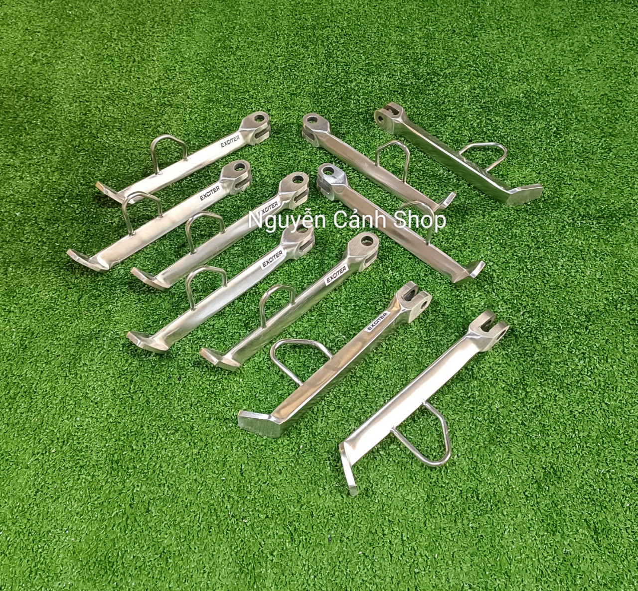 Chống nghiên exciter 135/150/155/2010 inox mẫu takegawa tam giác
