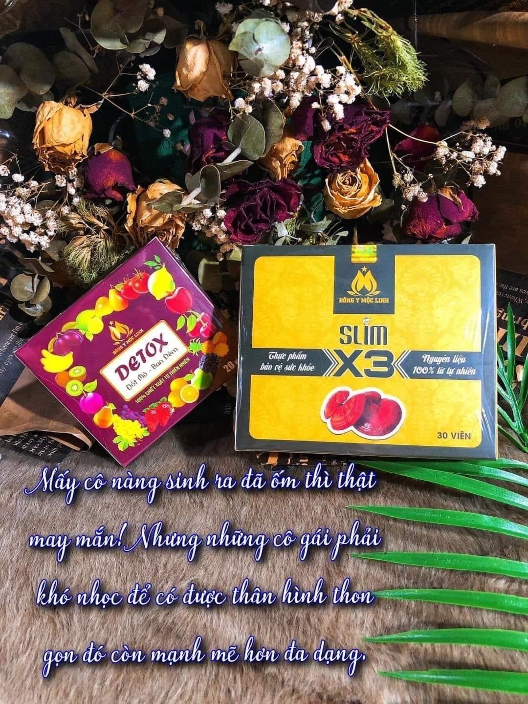 >> SO SÁNH GIÁ VIÊN UỐNG TAN MỠ BỤNG CÓ TỐT KHÔNG | Shopee Lazada Sendo Tiki 78 Viên uống Giảm cân Slim X3 Đông y Mộc Linh + Tặng kèm 1 hộp viên Detox tan mỡ ban đêm. Giảm cân an toàn, siêu tốc, giảm cân linh chi, giảm mỡ bụng, thon gọn đùi. Dành cho cơ địa khó giảm.