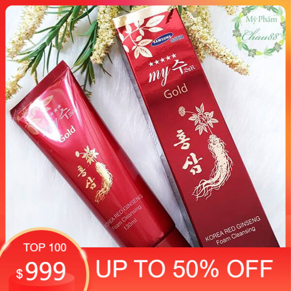 Sữa Rửa Mặt Hồng Sâm Đỏ Hàn Quốc