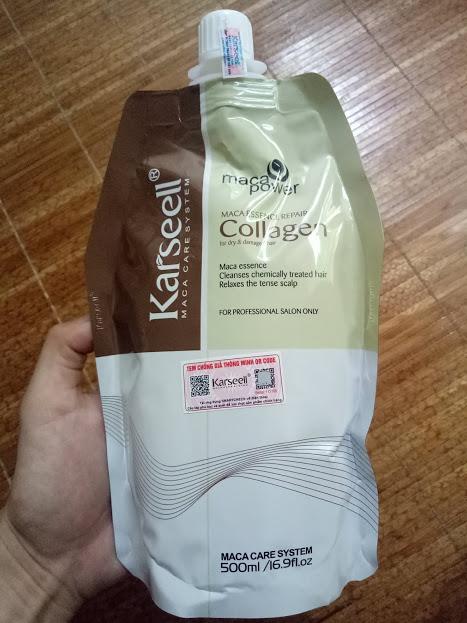 KEM Ủ TÓC COLLAGEN SIÊU MỀM MƯỢT KAISEELL 500ML