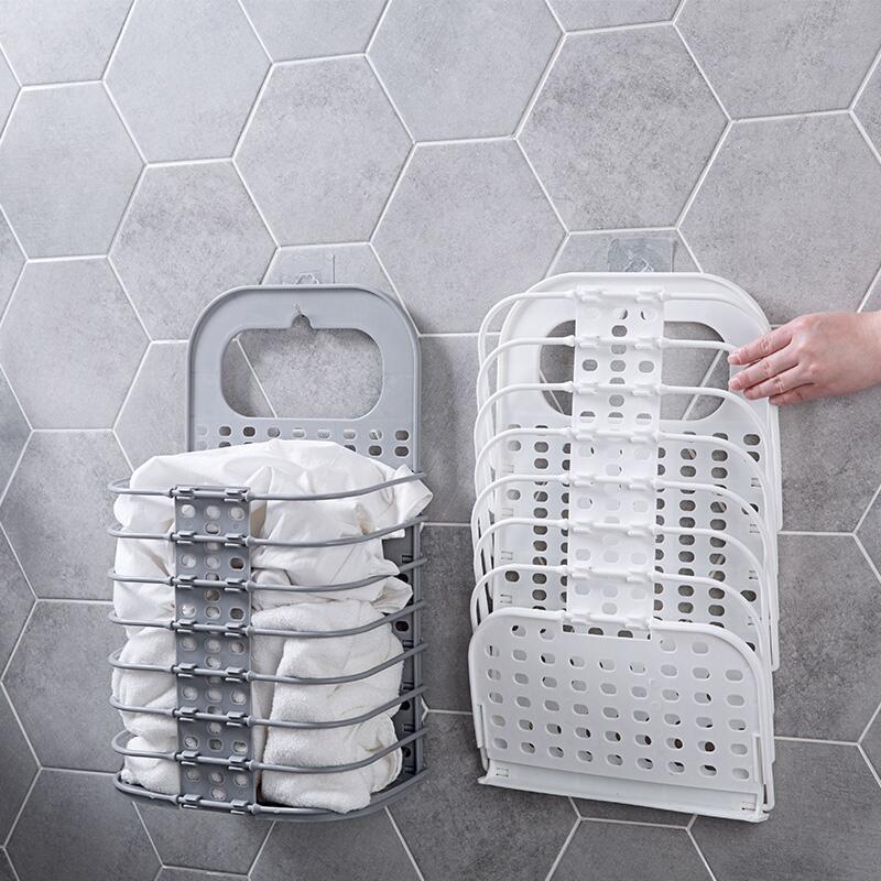 Giỏ đựng đồ treo tường gấp gọn đa năng