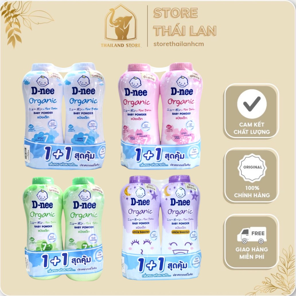 Phấn thơm Dnee Organic Baby Powder  380g– Làn da bé yêu xứng đáng được chăm sóc nhẹ nhàng!