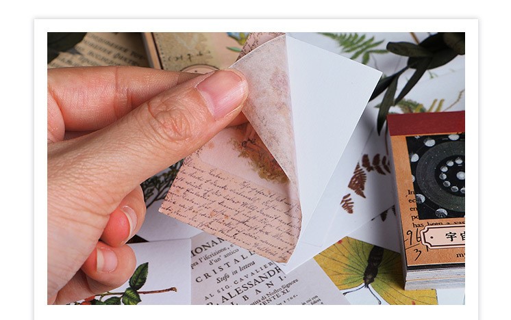 Sticker đóng cuốn dạng cổ điển 50 tấm