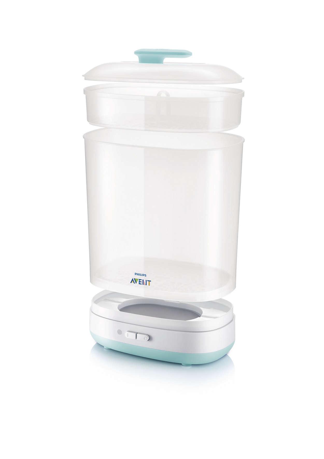 Máy tiệt trùng bình sữa Philips Avent SCF922-03 (Trắng)