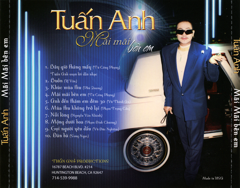 Bộ 6 đĩa CD tiếng hát Tuấn Anh 2