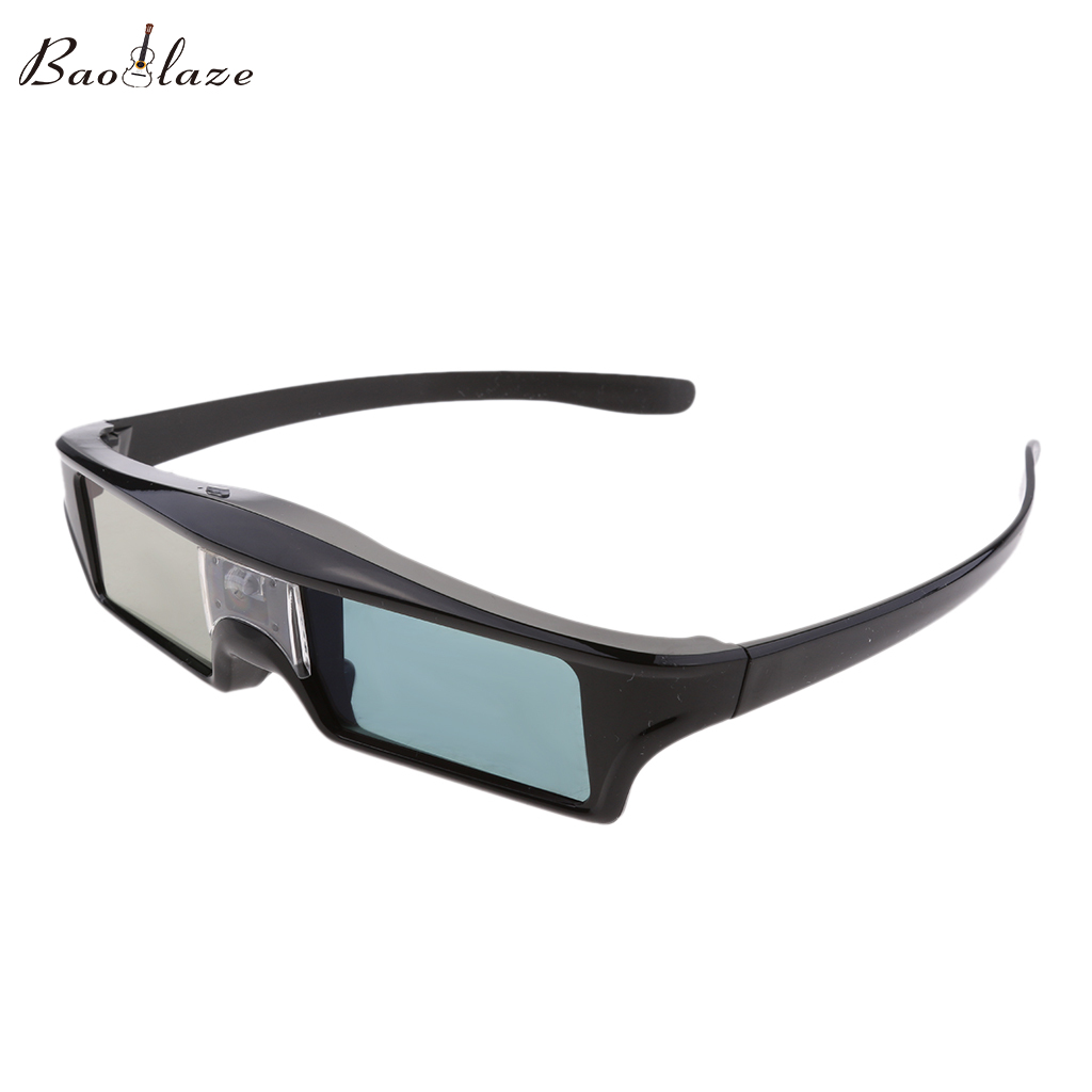 Baoblaze Ultra-Clear HD 144 Hz DLP LINK Active Rechargeable Shutter 3D Glasses for All 3D DLP Link Projectors