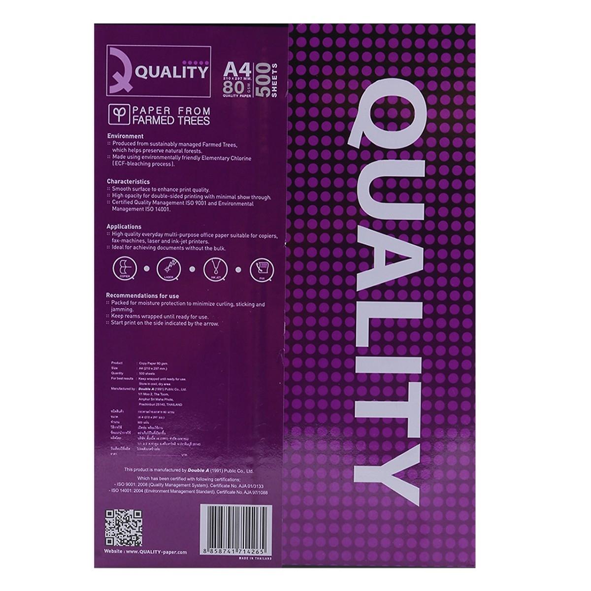 [HCM]Giấy A4 Quality 80 gsm