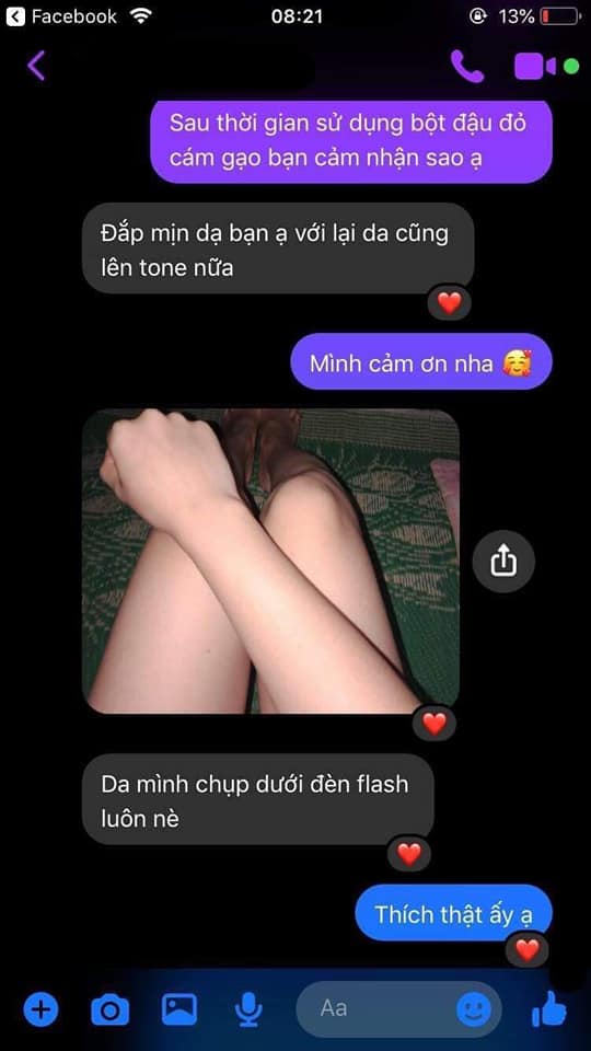 Bột đậu đỏ tẩy tế bào chết nhà làm