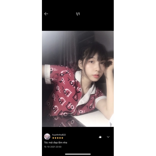 Mái Ngố Tóc Thật 100% Có Bát❤️Freeship 50K