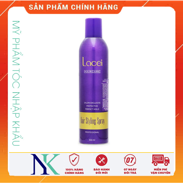 Xịt tạo kiểu tóc cứng lacei hair styling spray 350ml