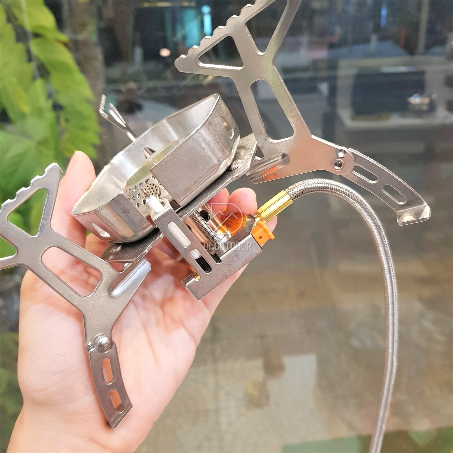 Bếp ga du lịch dã ngoại xếp gọn (Đã bao gồm đầu chuyển ga)