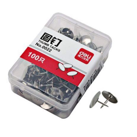 Ghim Mũ chất liệu INOX chống gỉ DELI E0022