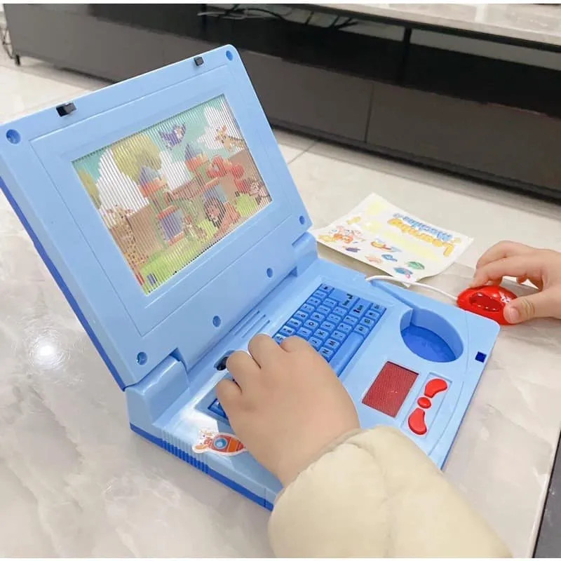 Đồ chơi Laptop mini có nhạc, đèn và chuột cho bé