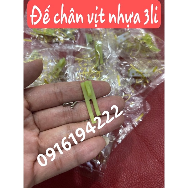 Đế chân vịt nhựa 3li máy công nghiệp 1 kim