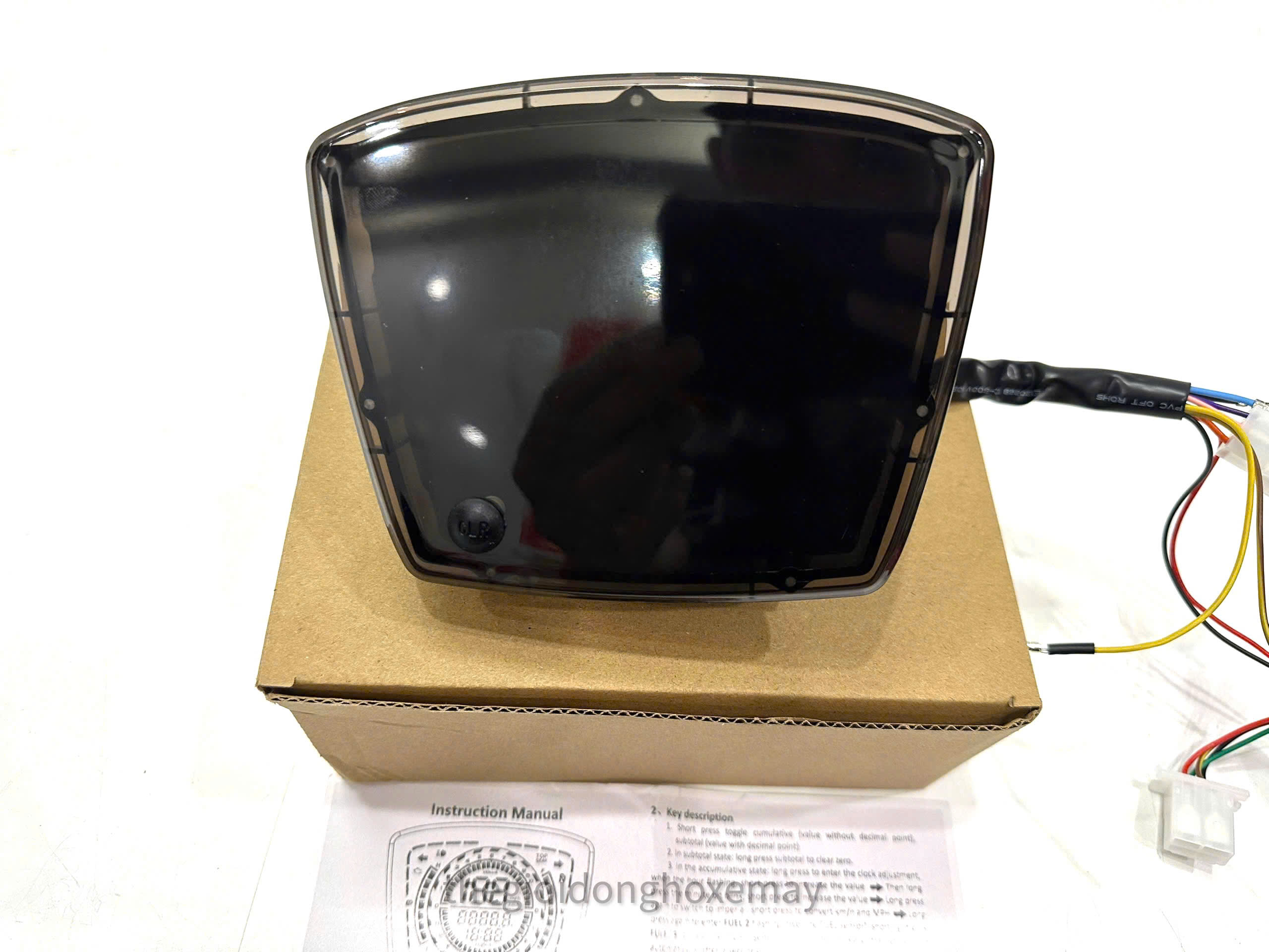 Đồng Hồ Điện Tử LCD Xe Máy Plus Lắp Đặt Dream, Super Dream Mẫu 2024