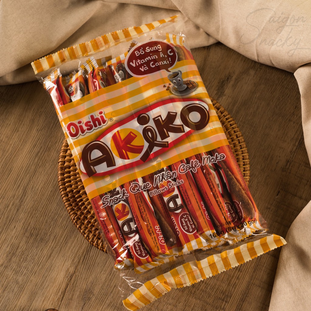[Có bán thùng] Bánh snack que AKIKO đủ mùi đủ vị