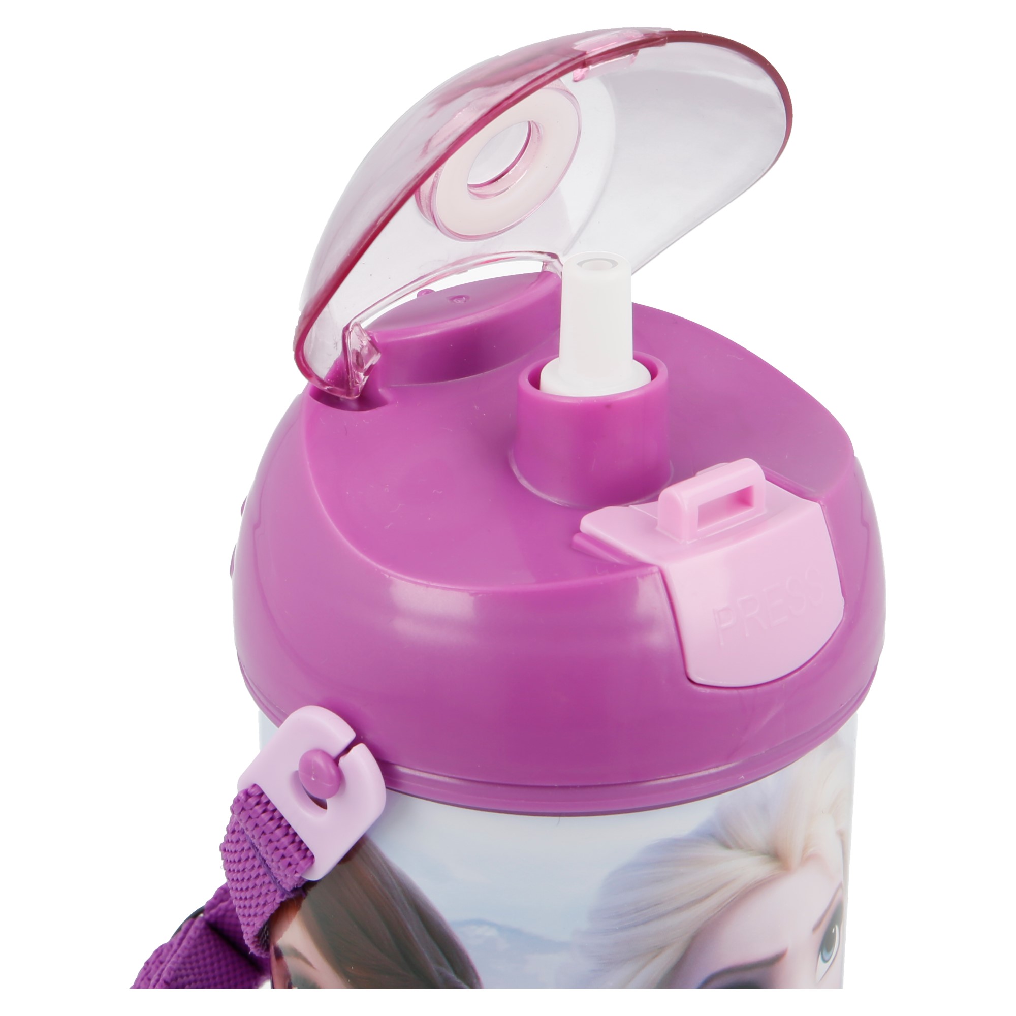 Bình nước học sinh dây đeo bebé - Frozen II  450ML