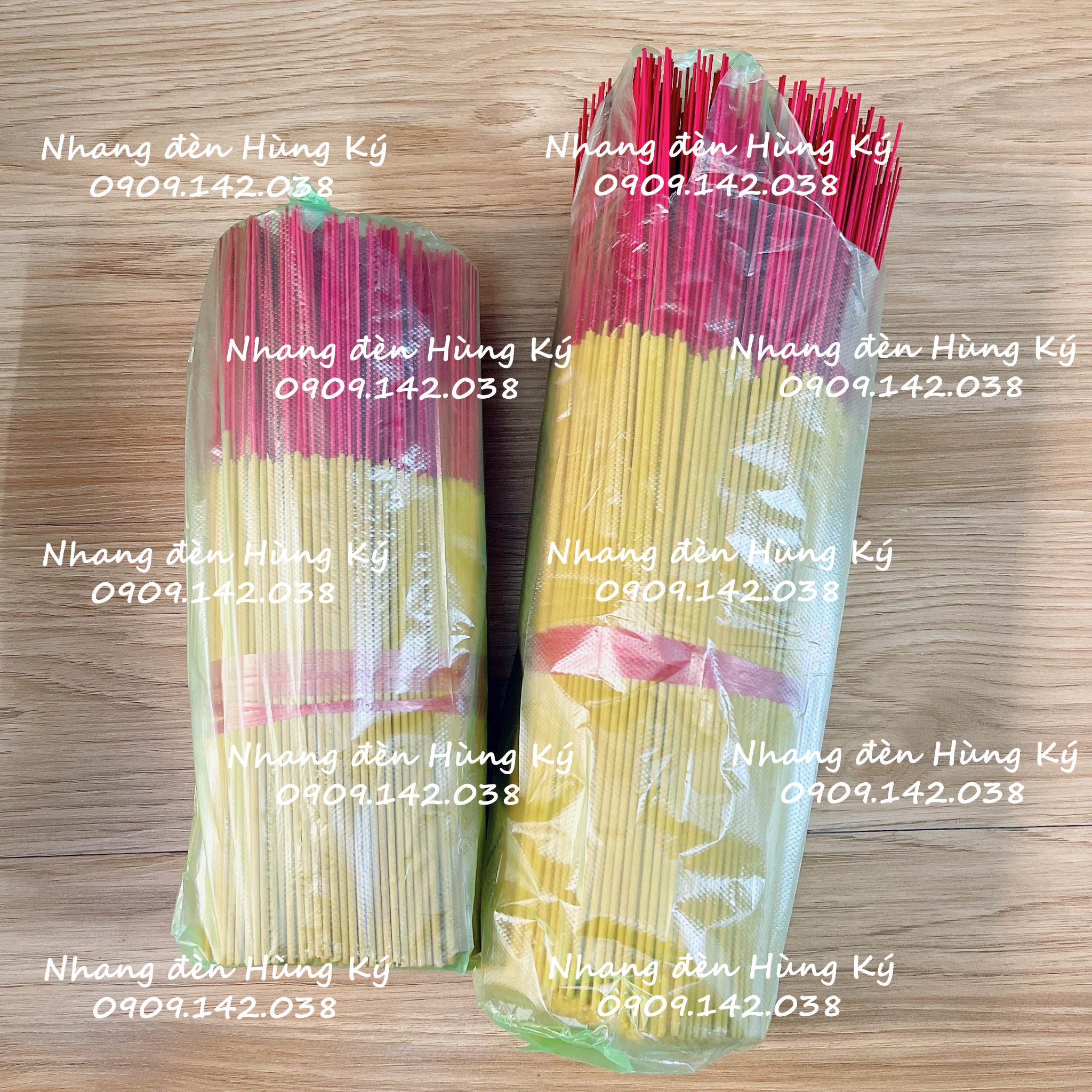 Nhang sạch không mùi ít khói 4 tấc khoảng 1000 cây
