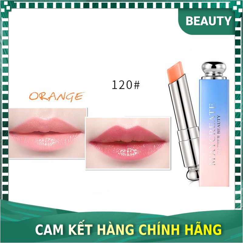 Son dưỡng môi đổi màu Maycreate Nội địa, dưỡng môi mềm
