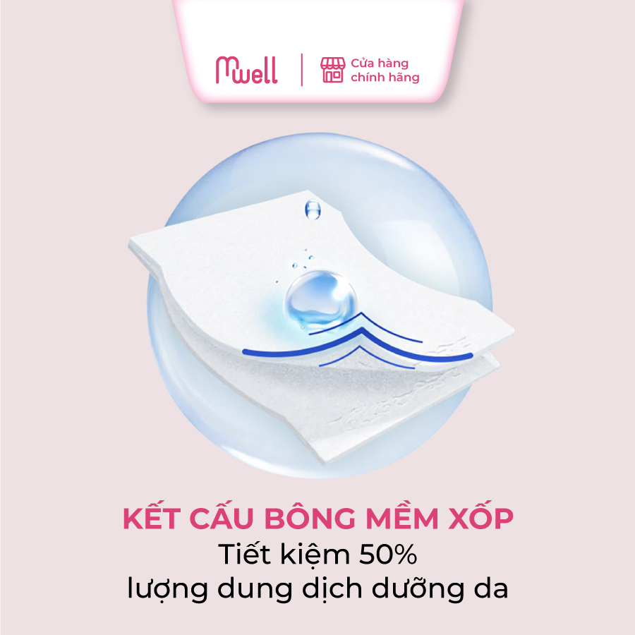 Bông Tẩy Trang Silcot Đắp Dưỡng Miếng Đôi 40 miếng/hộp
