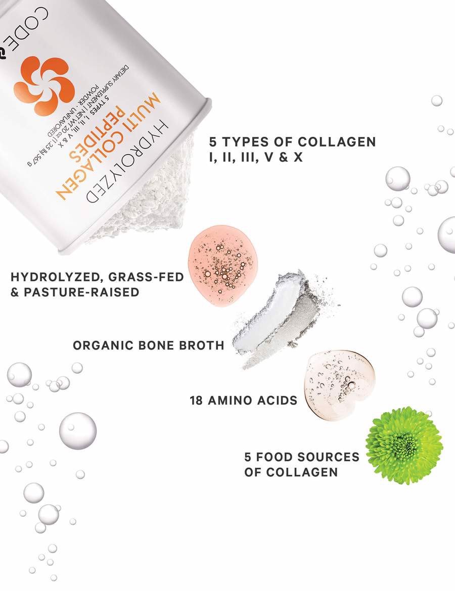 [TEM CÔNG TY] CodeAge Collagen Multi Collagen Peptides Collagen Uống Đẹp Da, Chống Lão Hoá