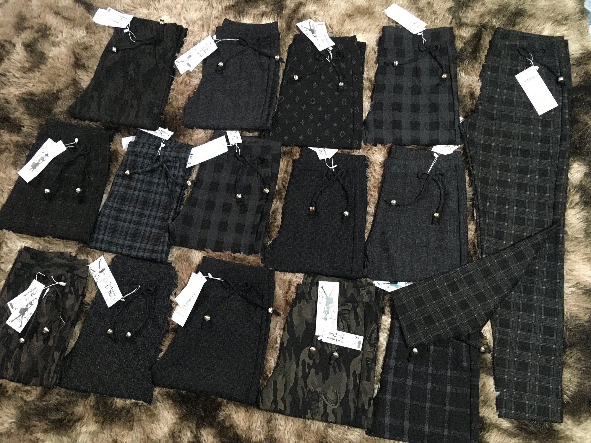 [HCM]Quần cotton sọc lưng thun dài