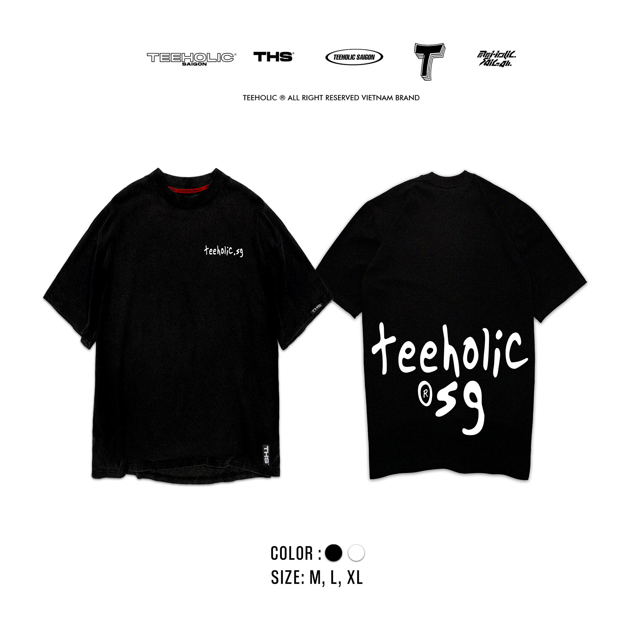 Áo Thun Unisex Basic TeeHlic Logo THS.SG