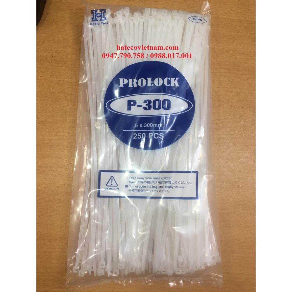 Lạt nhựa, Dây thít nhựa size 5x300mm - Dây rút nhựa