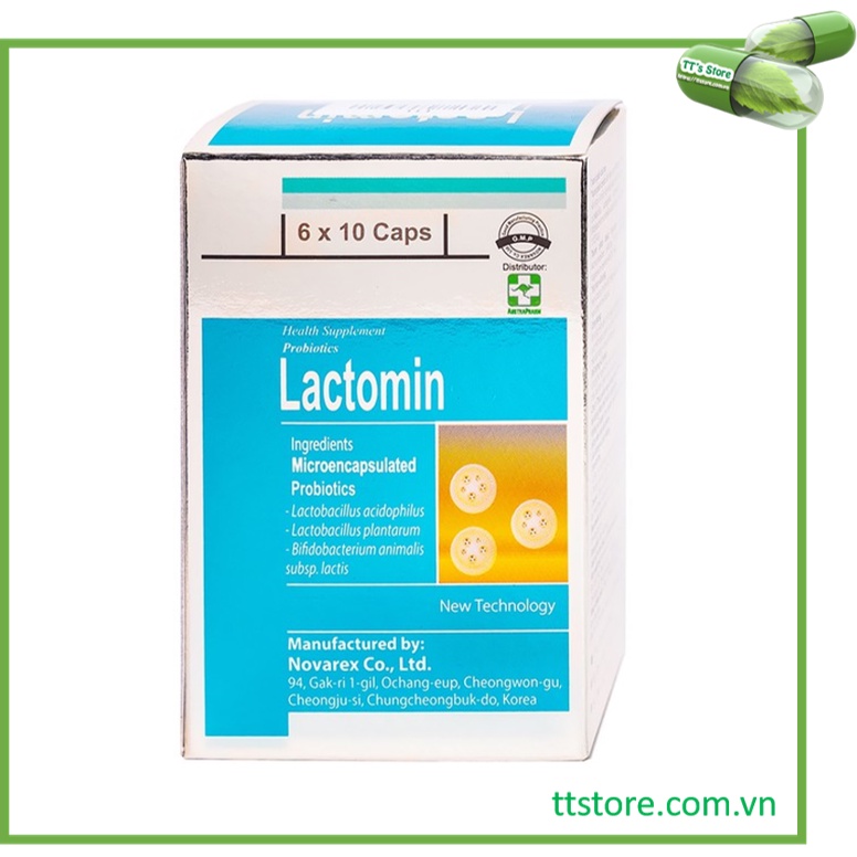 Viên uống Lactomin Hàn Quốc (Hộp 60 viên) [lactamin dạng viên, men vi sinh]