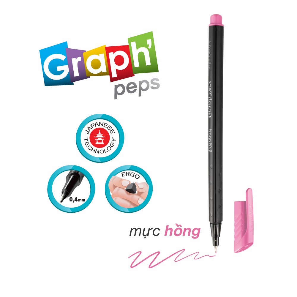 MAPED - Viết kim Graph' Peps 11 màu sắc - 1 cây