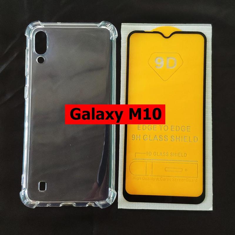 Giá Bộ ốp lưng chống sốc kính cường lực full màn hình Galaxy M10