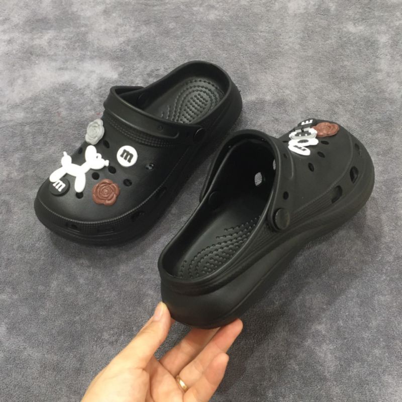 Dép cross , dép sục nữ Dép nhựa đi mưa siêu nhẹ nam nữ