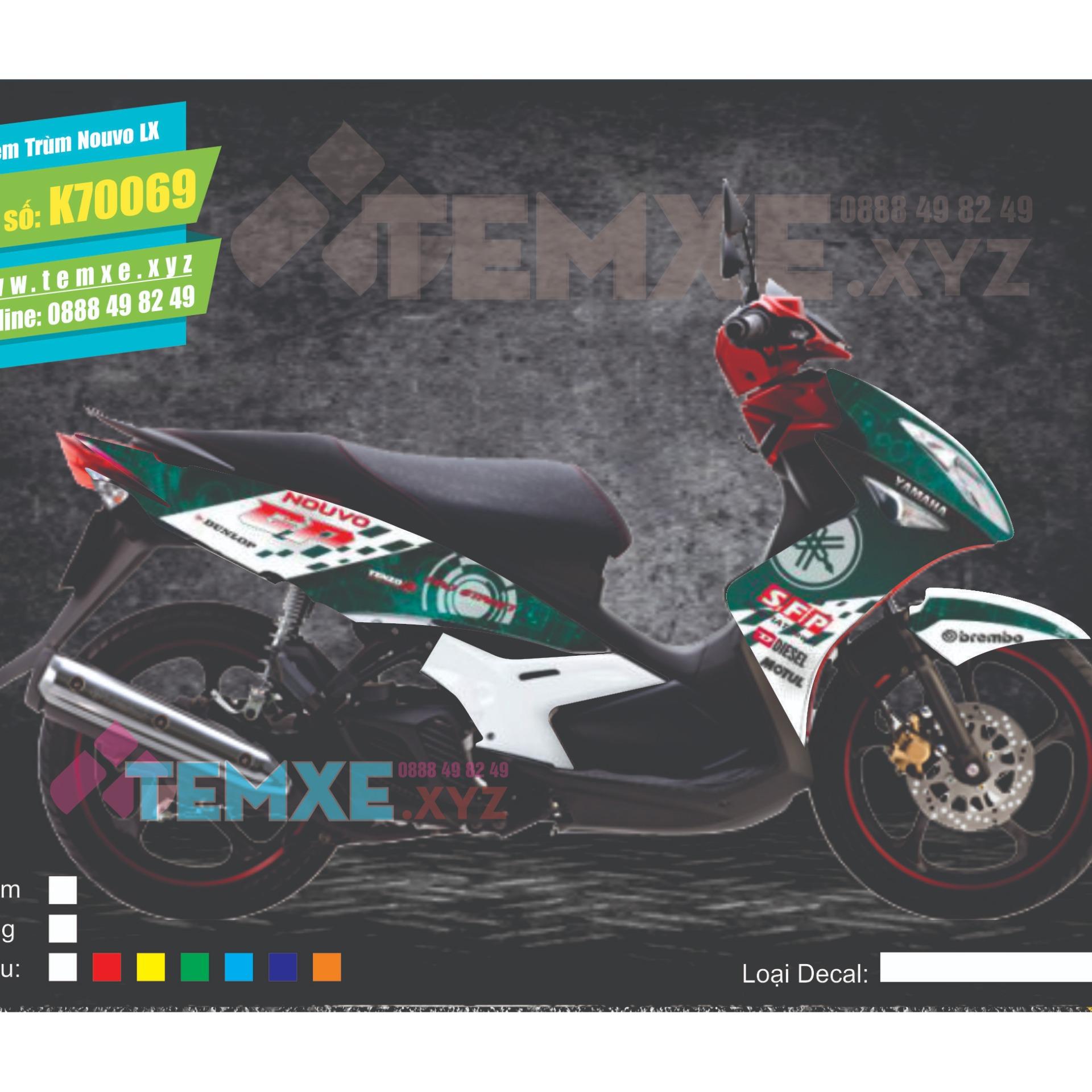 Tem trùm Nouvo LX - 70069