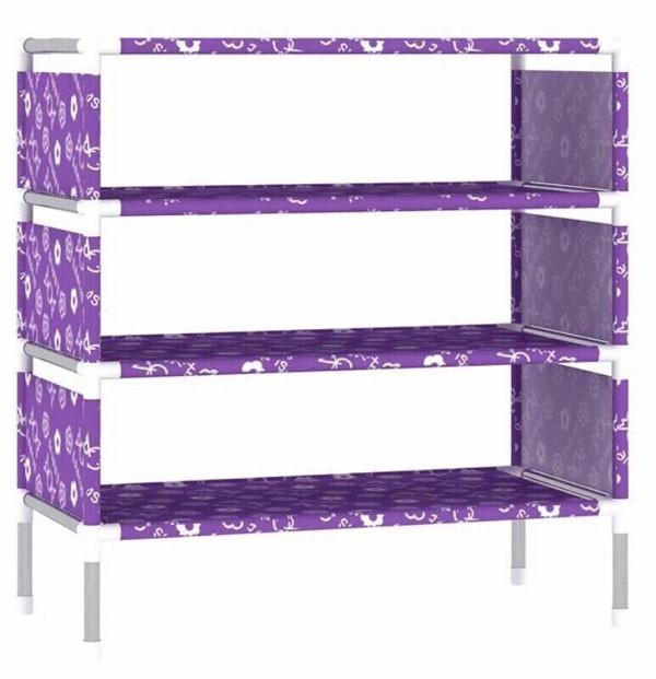 [HCM]Kệ để giày dép 4 tầng hoa văn