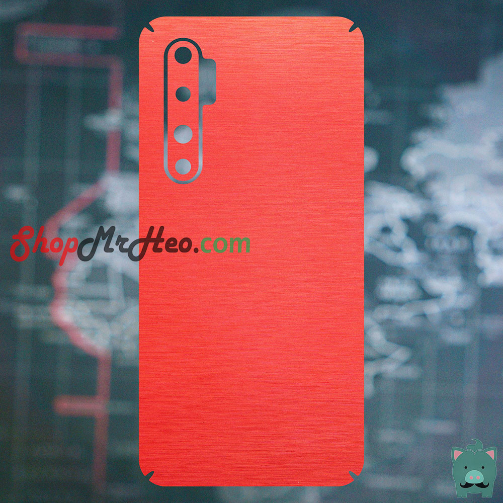 [HCM]Skin Dán Mặt Sau Lưng Vân Nhôm Xiaomi Mi Note 10 - Note 10 Pro - CC9 Pro - Mi Note 10 Lite