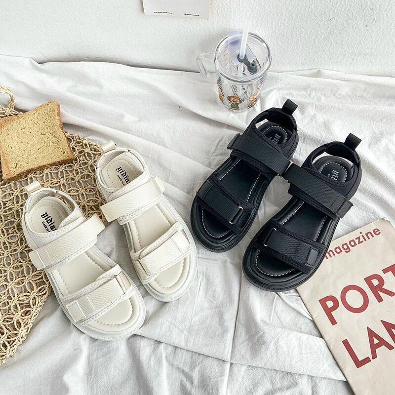 [HÀNG SẴN +ẢNH THẬT ] DÉP SANDAL NỮ ,QUAI DÙ ÊM NHẸ MỀM MẠI