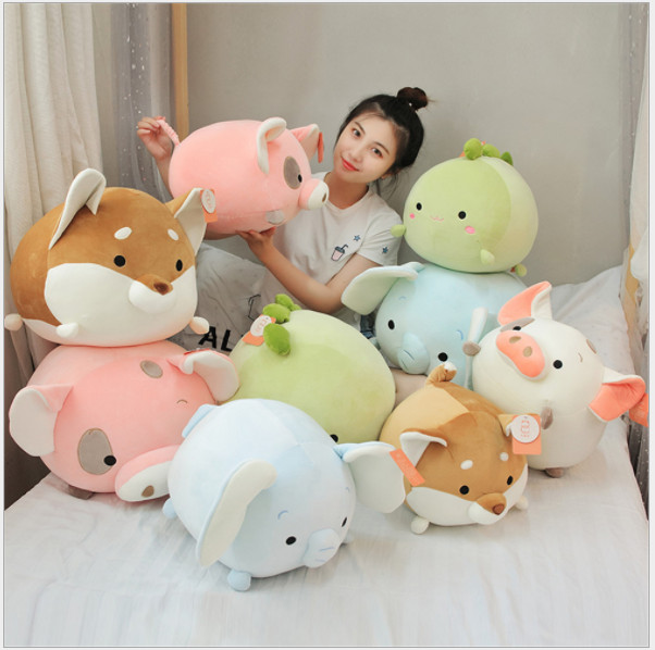 [HCM]GẤU BÔNG BỘ BA VOI  CÁ  HEO SIZE 35CM