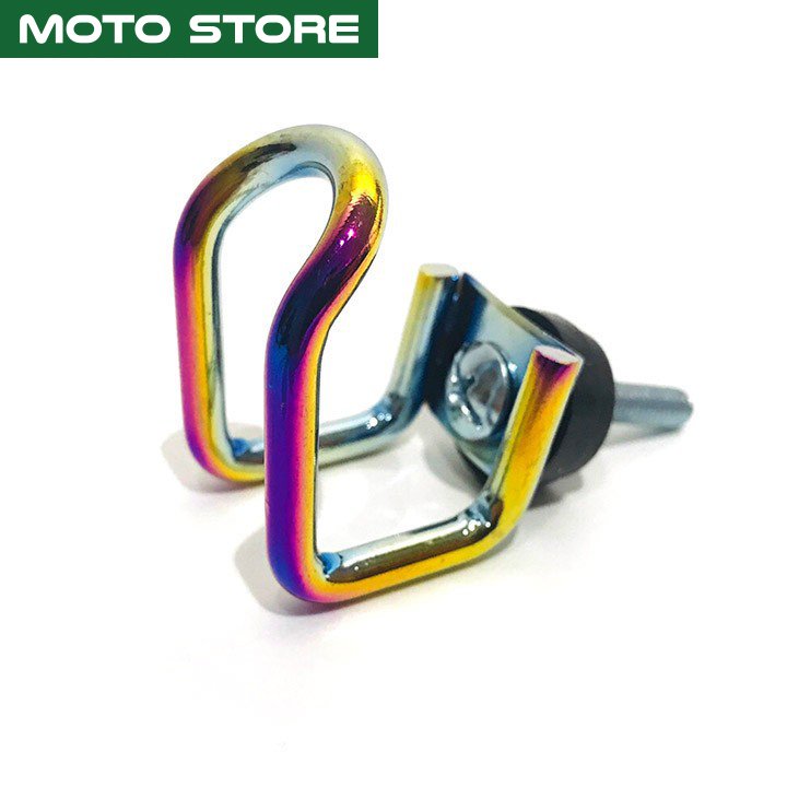 Móc treo đồ xe máy Titan/trắng ( giá 1 cái)