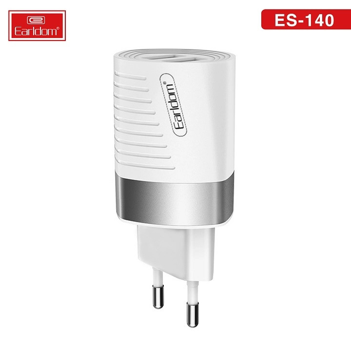 [Chính Hãng] Bộ sạc Iphone ES-140 sạc nhanh 2.4A 2 cổng USB