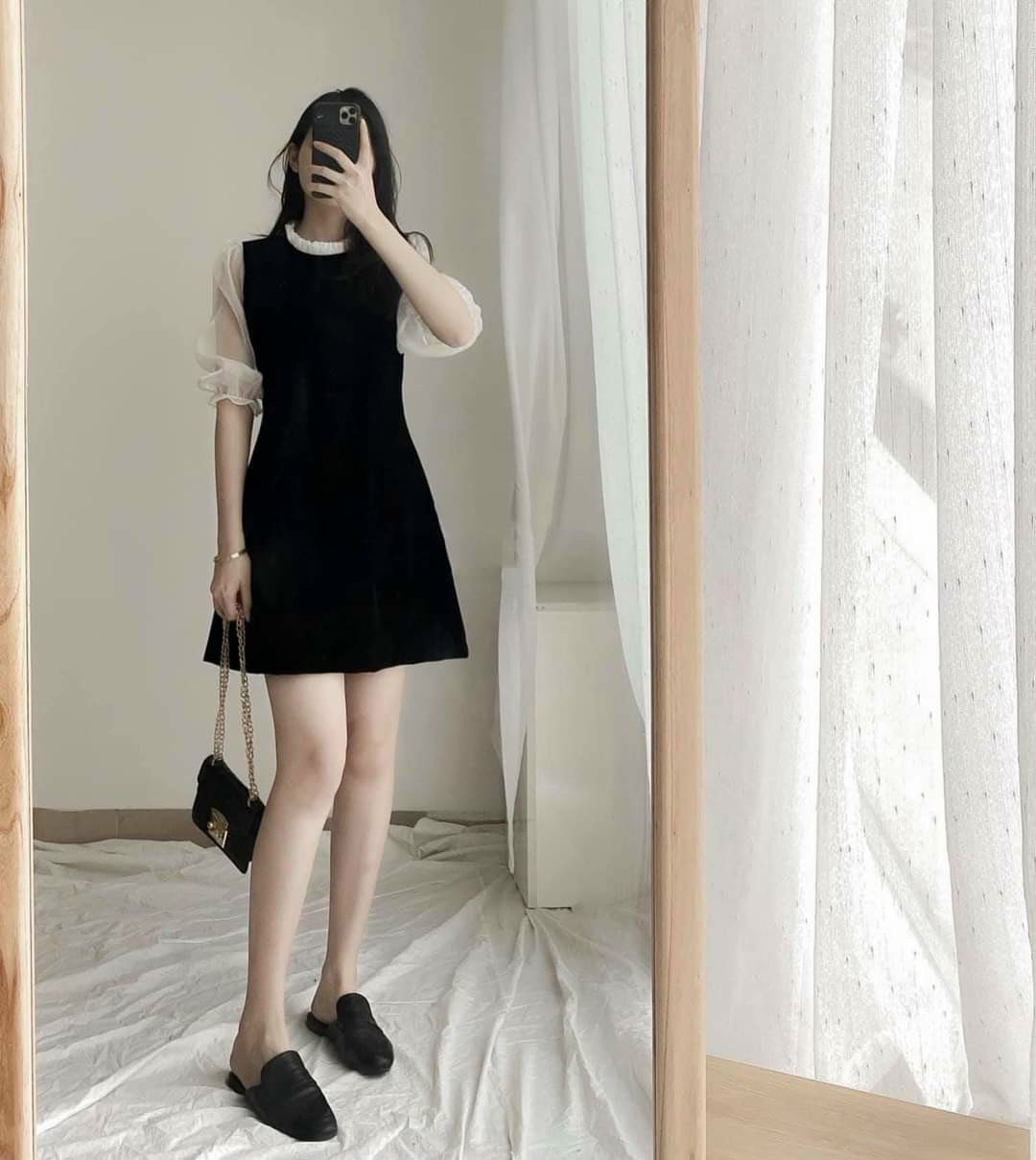 Đầm công sở, dạo phố tay lỡ phối voan nhẹ nhàng Luly Dress